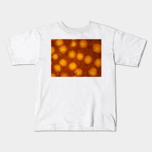 Lobster mushroom under the microscope, transmitted light Kids T-Shirt